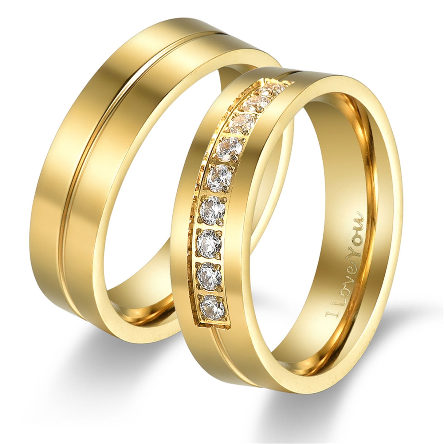 I Love You Couple Ring (Random Size)