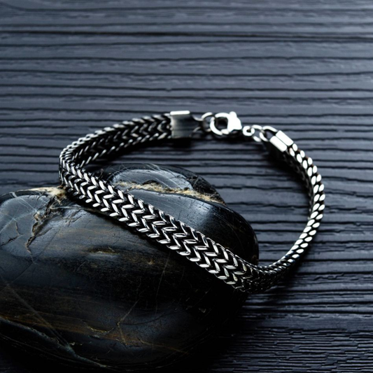 Men - Heavy Double Link Bracelet