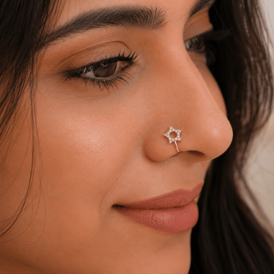 Celestique Star Nose Pin