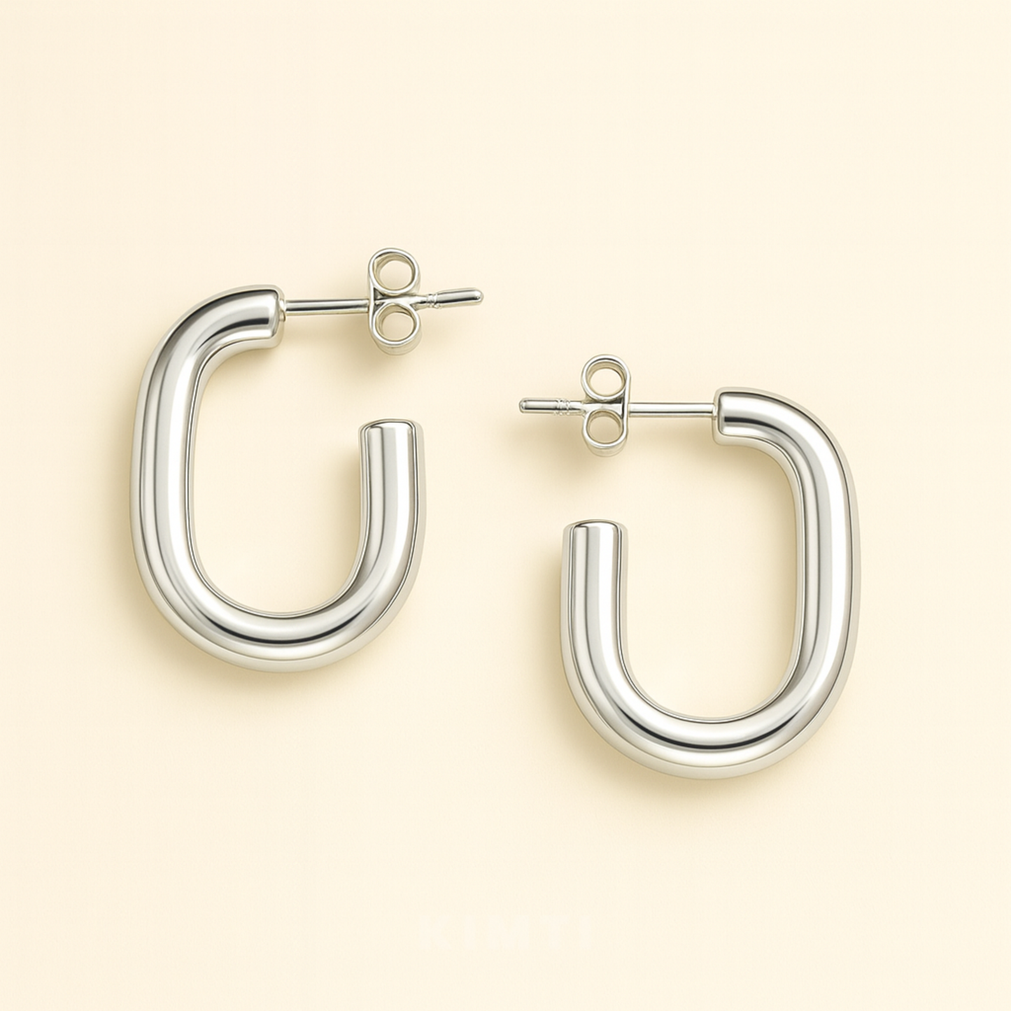 Anti-Tarnish Modern Rounded U Hoops