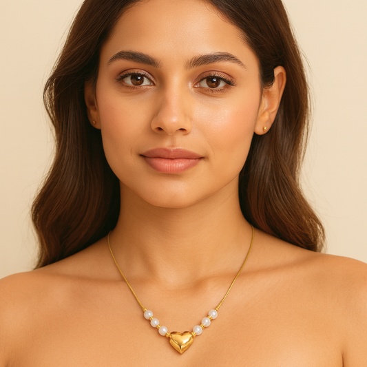 Kanika Pearl Drop Anti-Tarnish Necklace