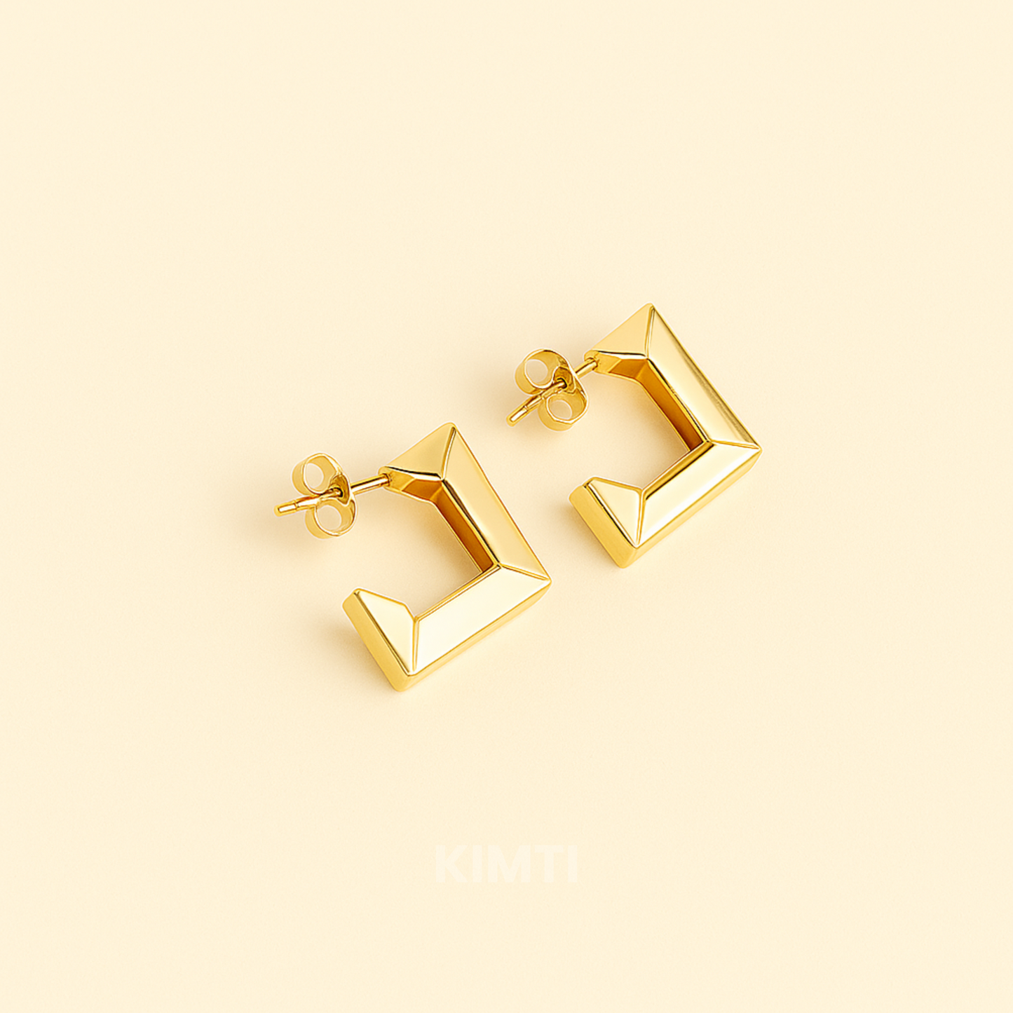 Minimalist Square Hoop Earring