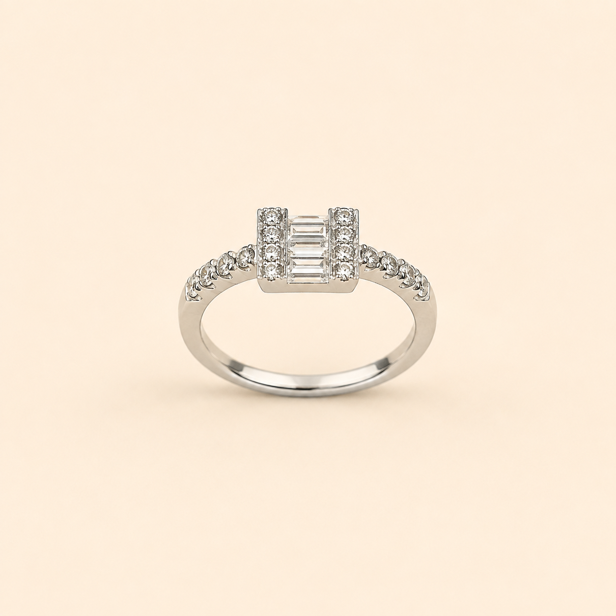 Ad Diamond Finger Ring for Women