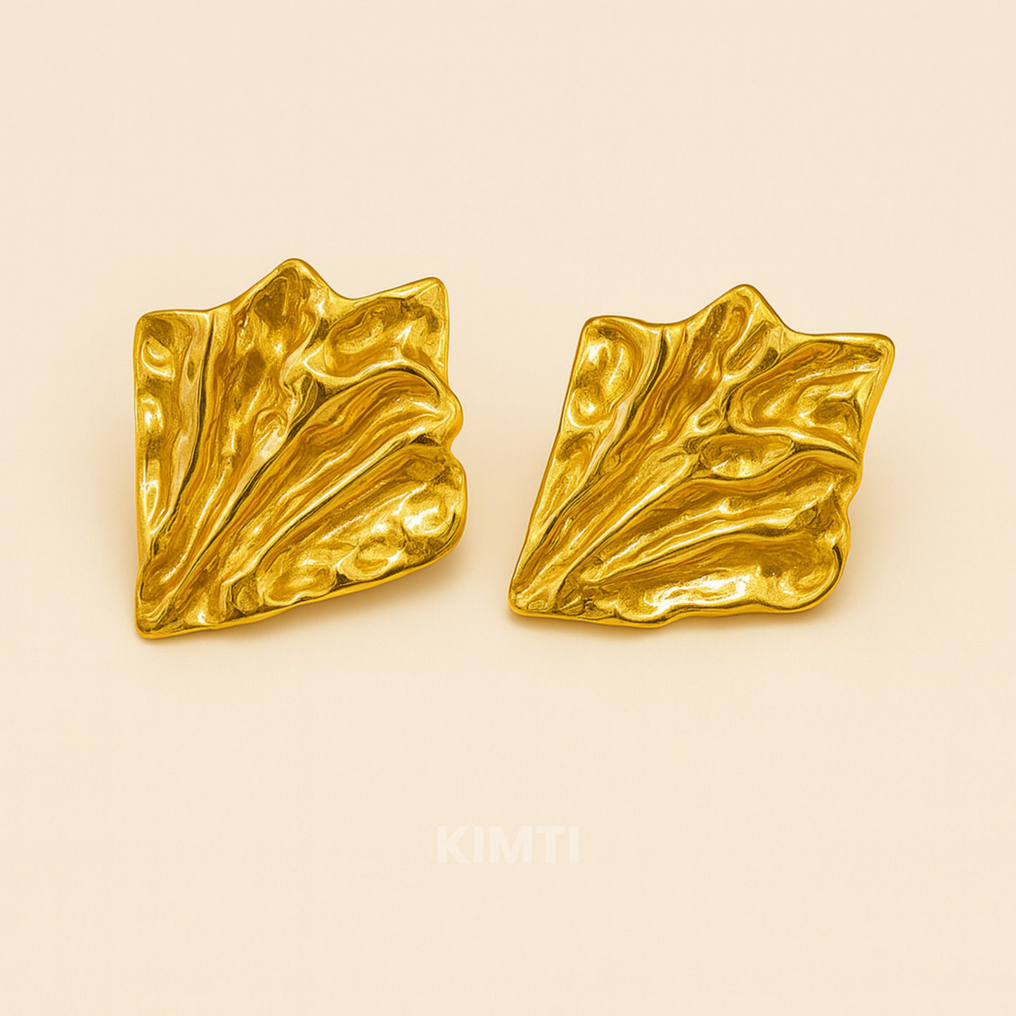18K Gold Plated Liz Anti Tarnish Earrings