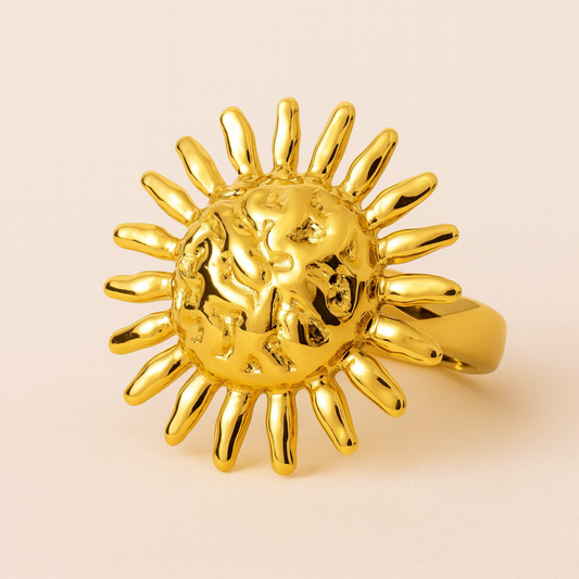18k Gold Plated Celestial Amour Ring