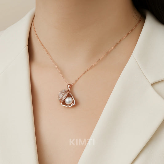 Anti Tarnish White Pearl Necklace