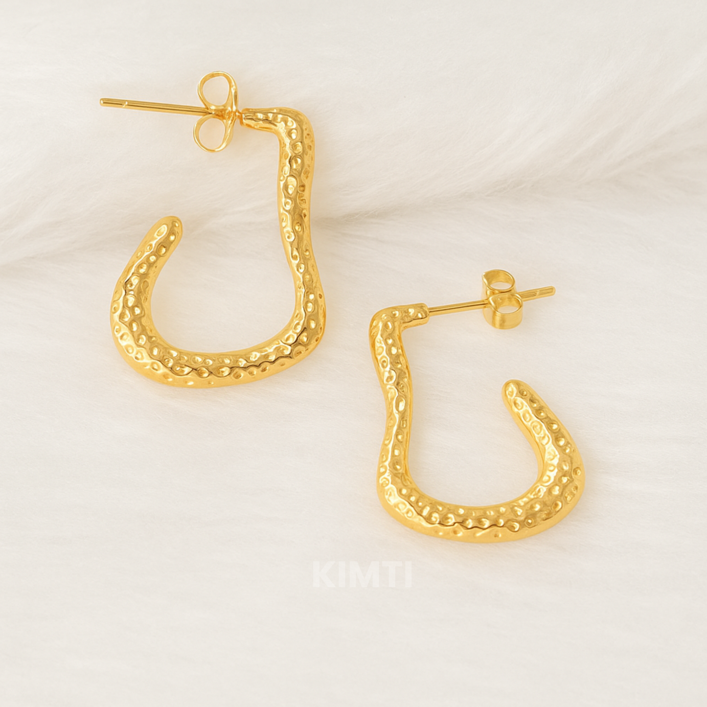 18K Gold Plated Huggies Earrings