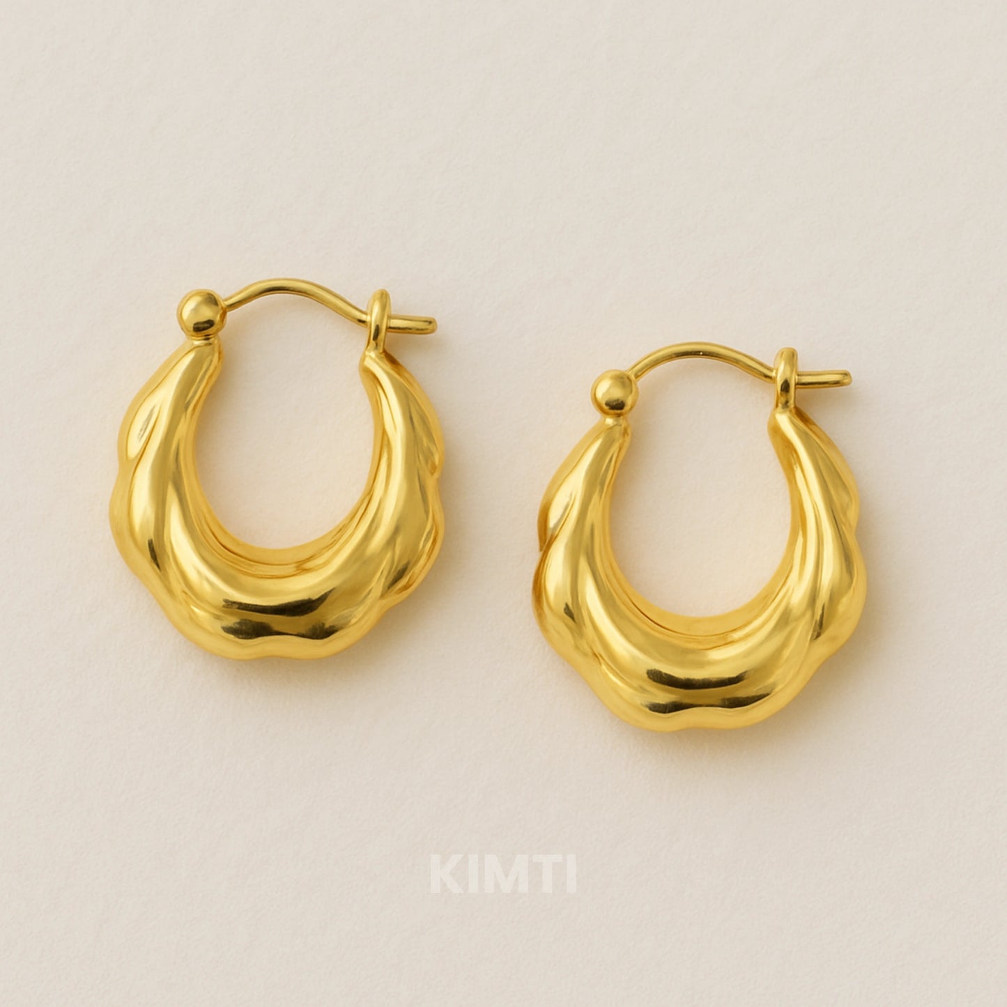 Golden Gypsy Hoops Earrings