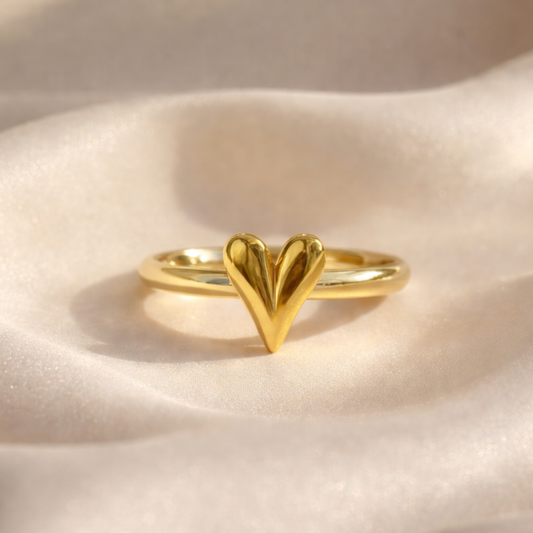 18k Gold Plated Love Loop Ring