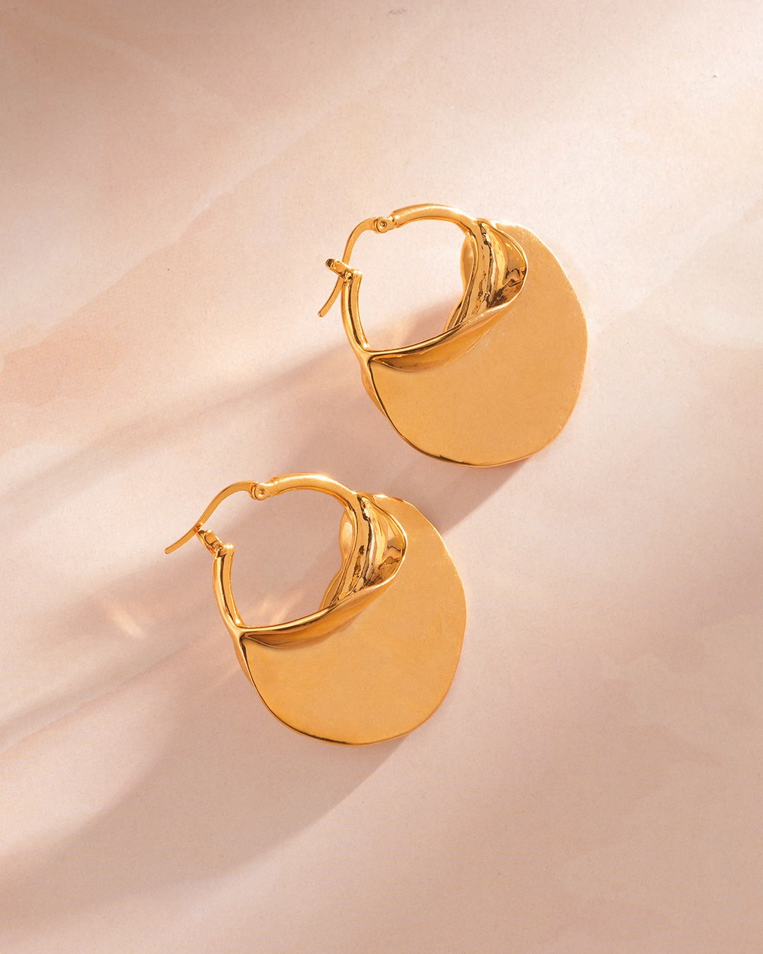 Orivane 18 K Gold Plated Soirée Earrings