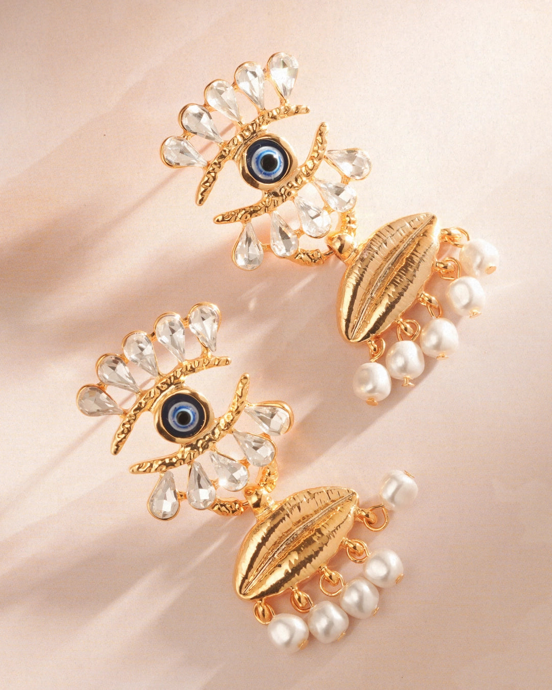 Ophira 18 K Gold Plated Soirée Earrings