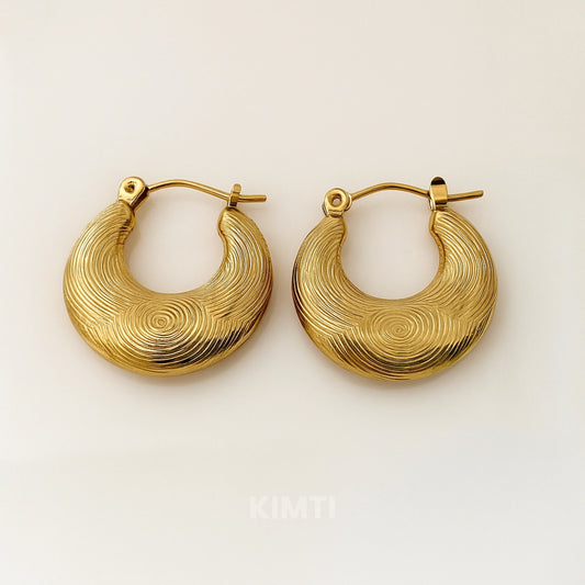18K Gold Plated Tini Mini Hoop Anti Tarnish Earring