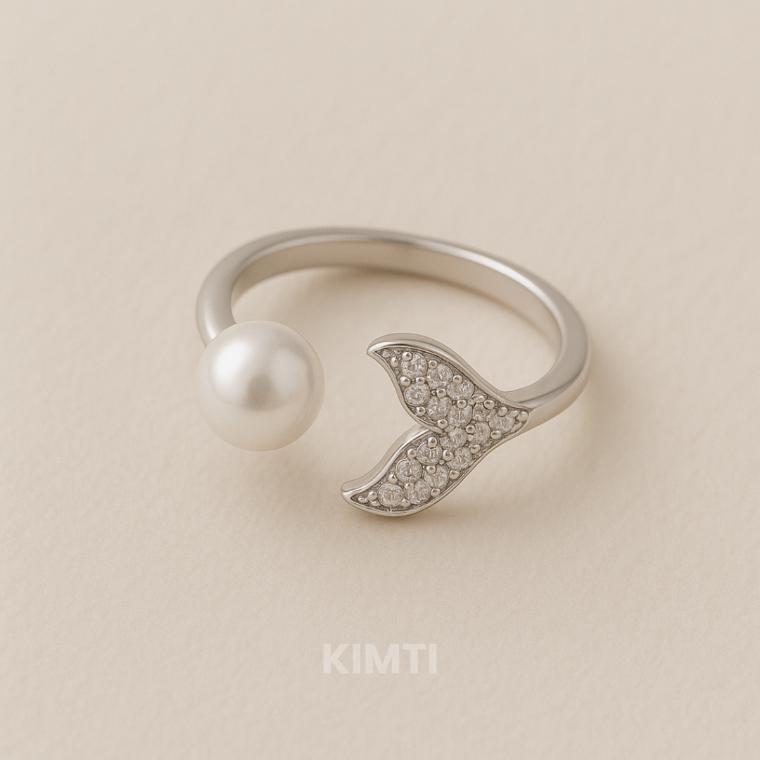 Silver Bling Blogger Pearl Ring