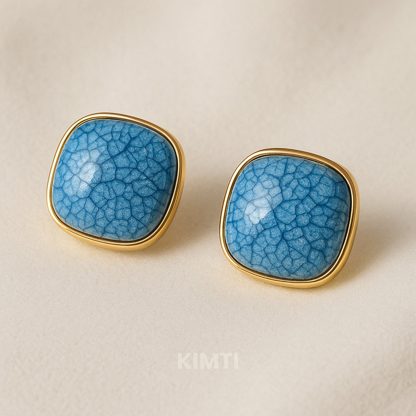 Workplace Wonders Blue Stud Earring