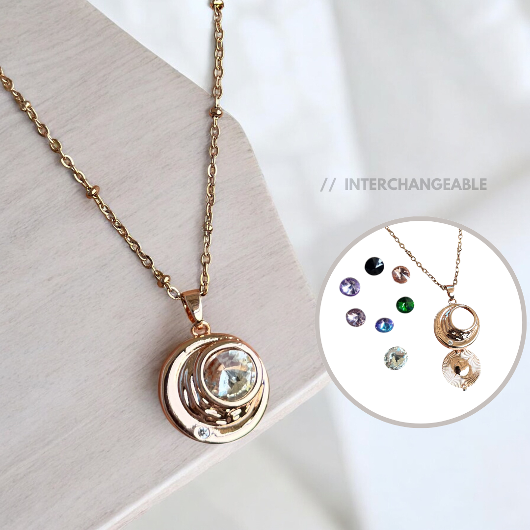 Anti Tarnish Inter Changeable Gold Necklace
