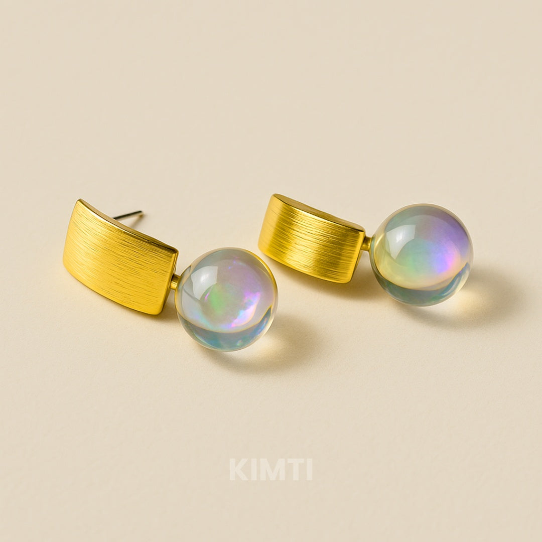 Golden Aurora Drops Earring