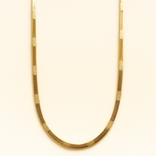 Men-18k Gold Plated Anti Tarnish Stateley Chain