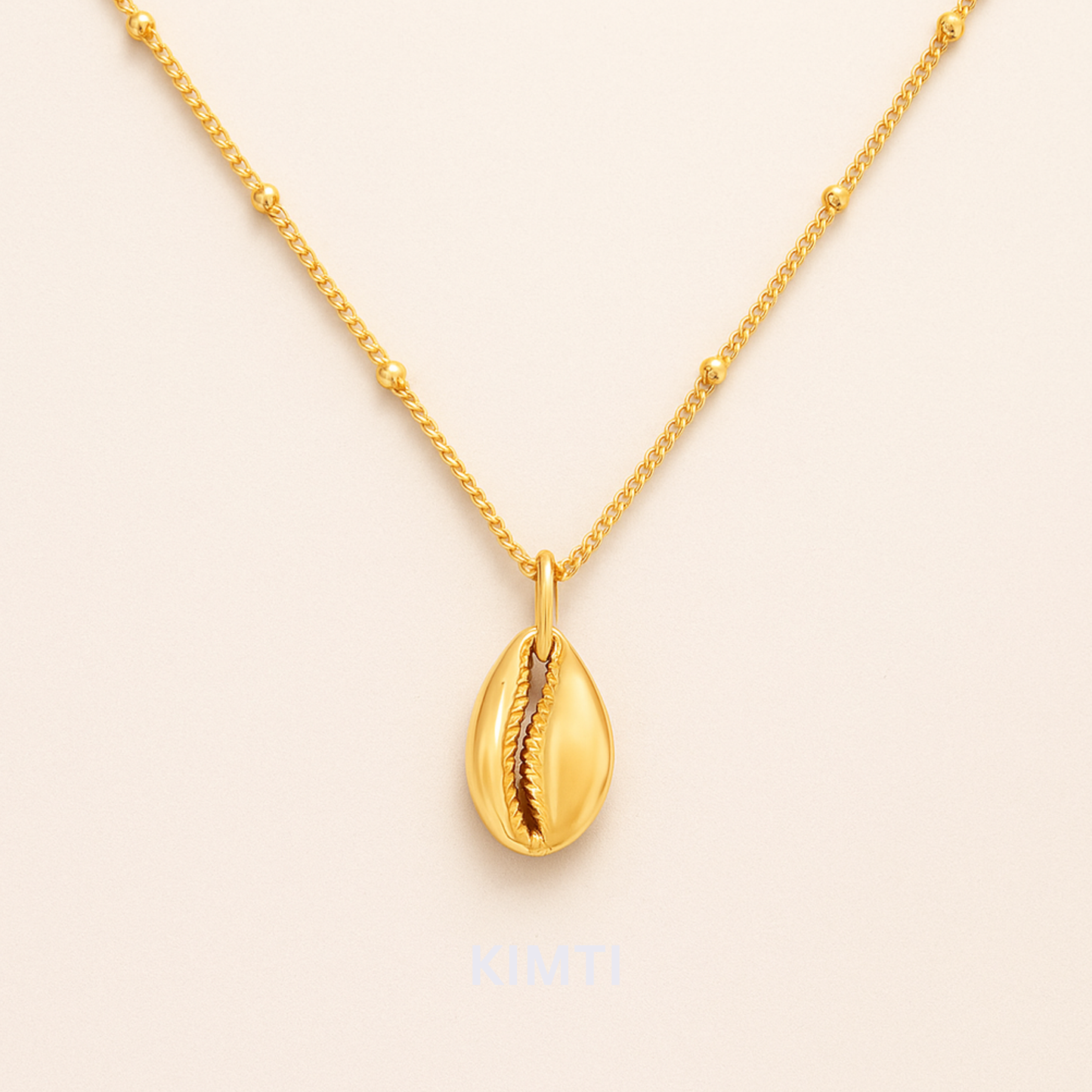 18k Gold Plated SunKissed Shell Necklace