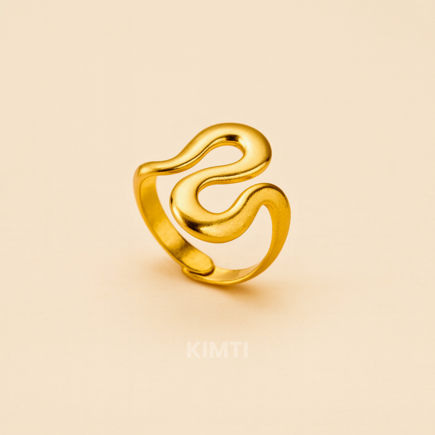 18k Gold Plated Promise Glow Ring