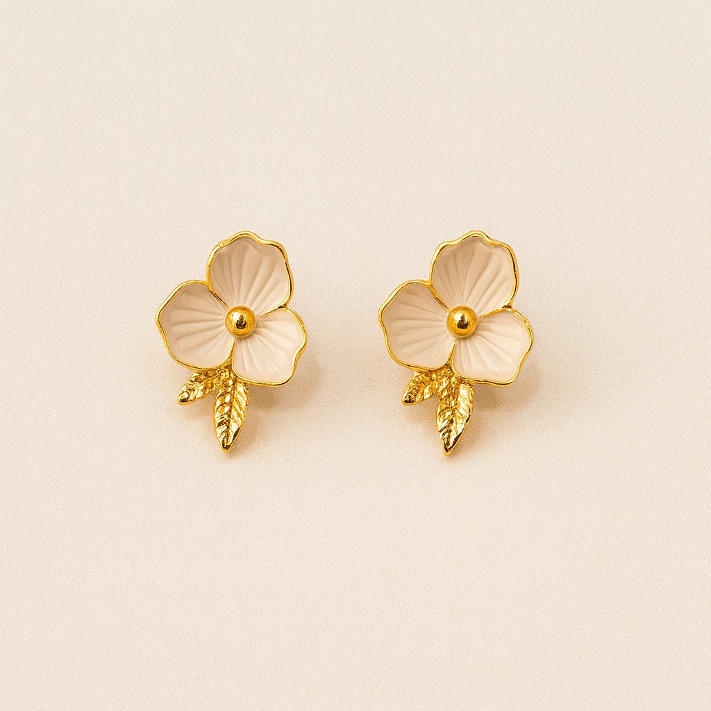 Golden Flora Earrings
