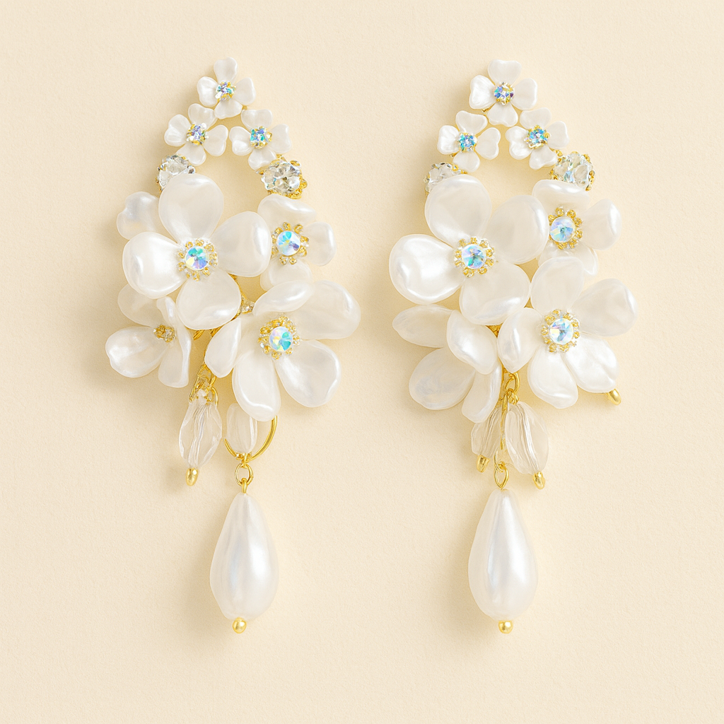 Ivory Garden Earrings