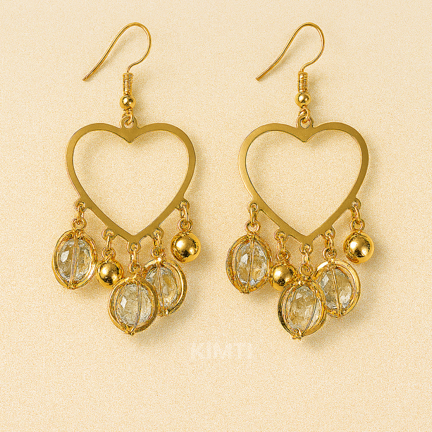 Luxe Mirage Hoops Dangle Earrings