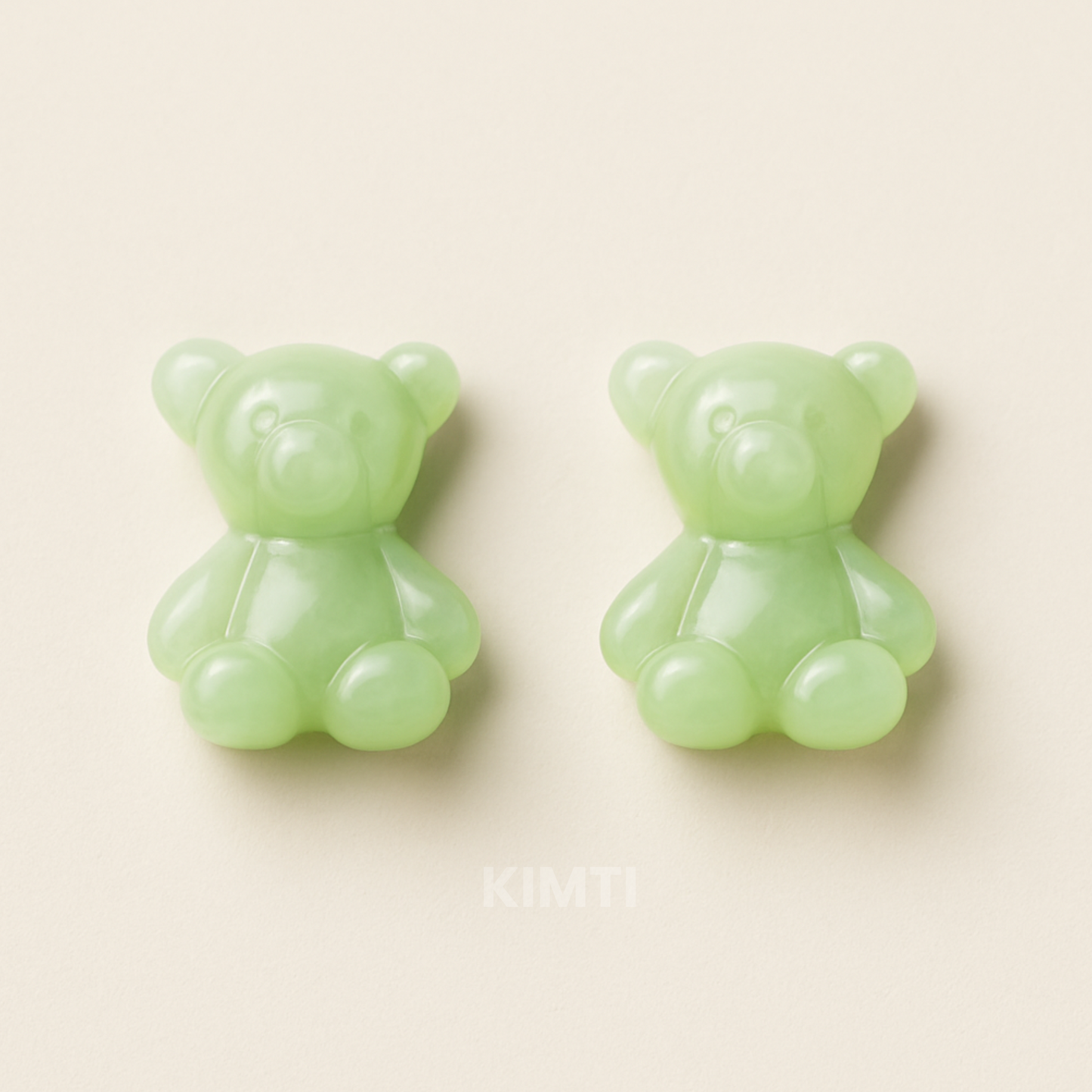 BearBliss Green Stud Earring