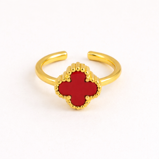 Red Clover Anti Tarnish Ring