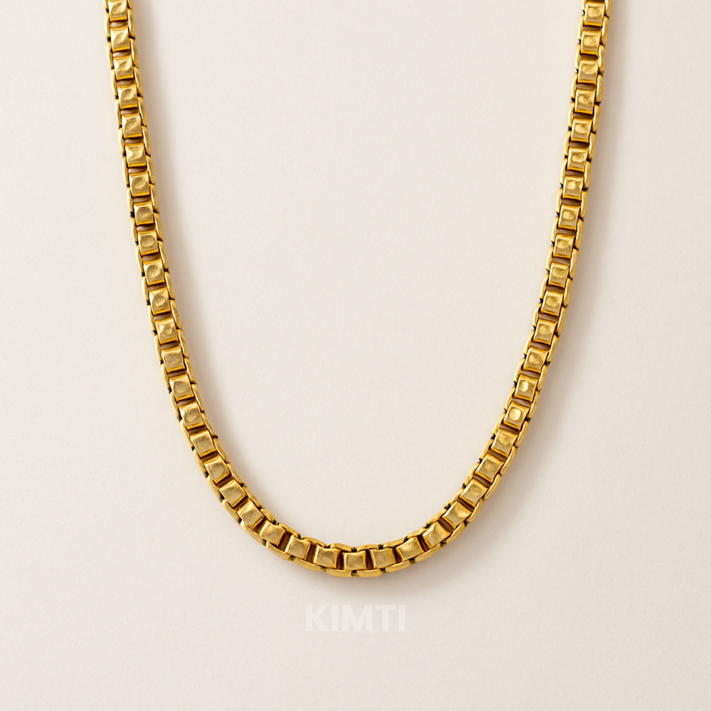 Men-18k Gold Plated Anti Tarnish Ellis Core Chains