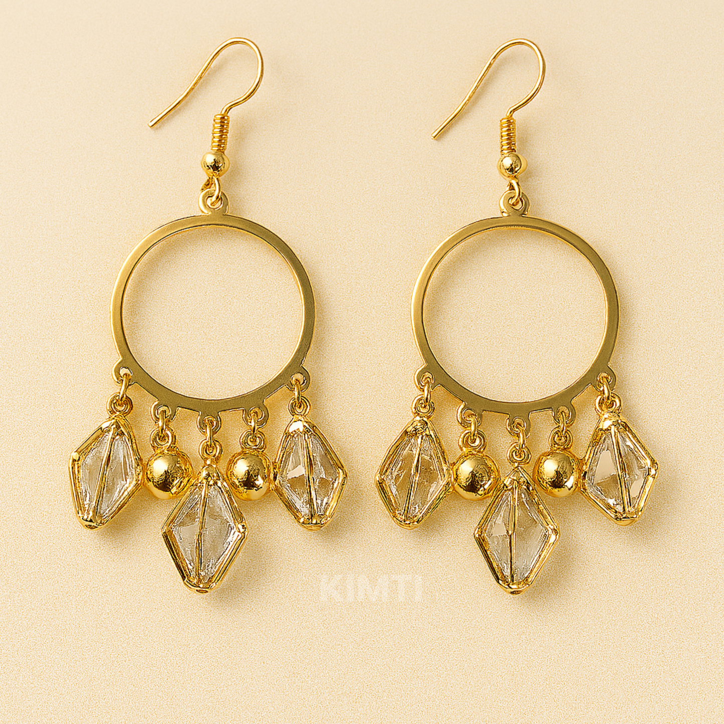 Halo Spark Dangle Earrings
