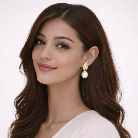 Shopaholic's Fav Pearls Drop Earring