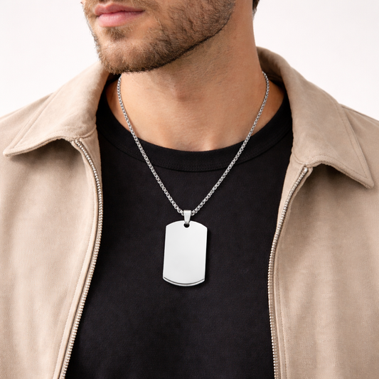 Men - Tech Style Camera Pendant Necklace