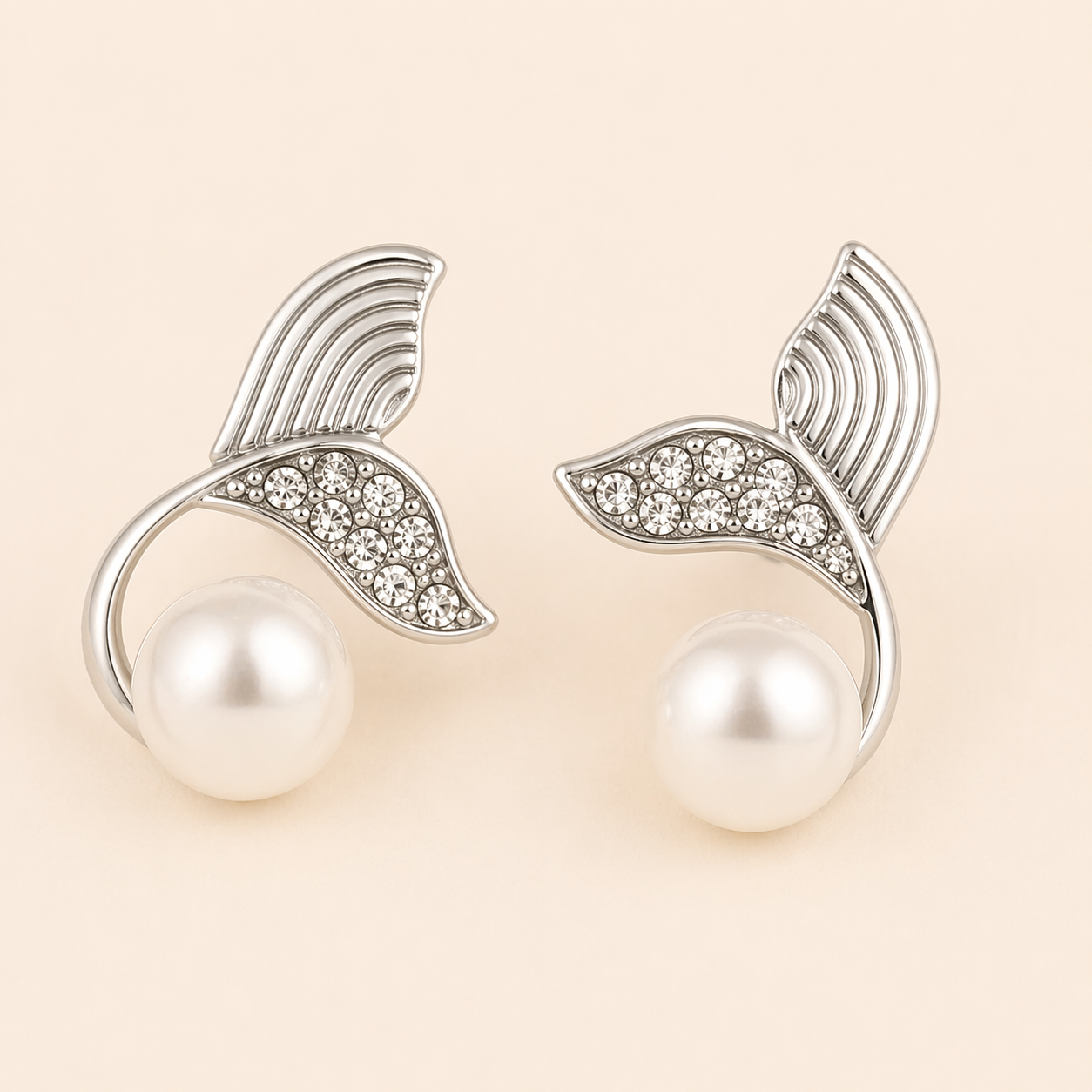 Celeste Wing Pearl Drops
