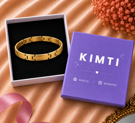 Men-18K Gold Plated Solaris Gold Bracelet