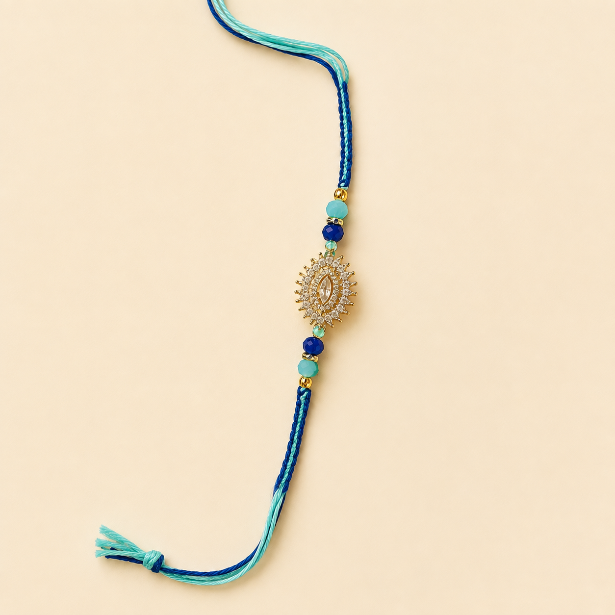 Crystal Studded Rakhi