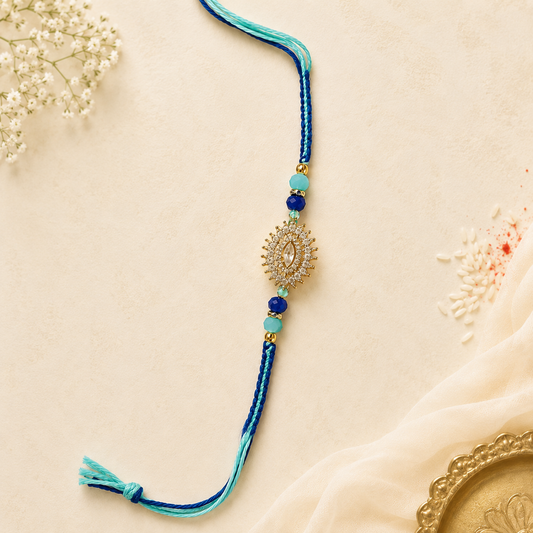 Crystal Studded Rakhi