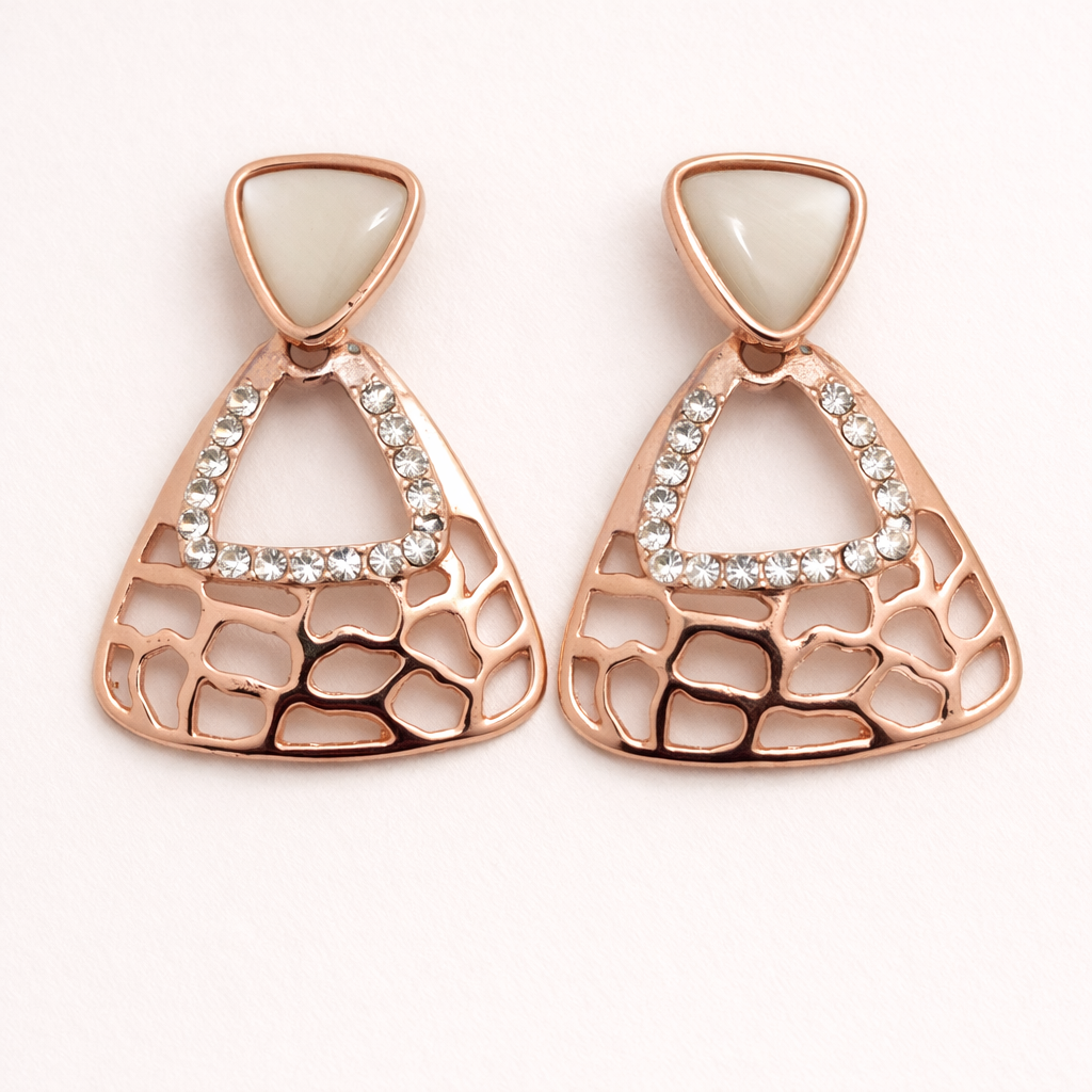 Ivory Crown Earrings