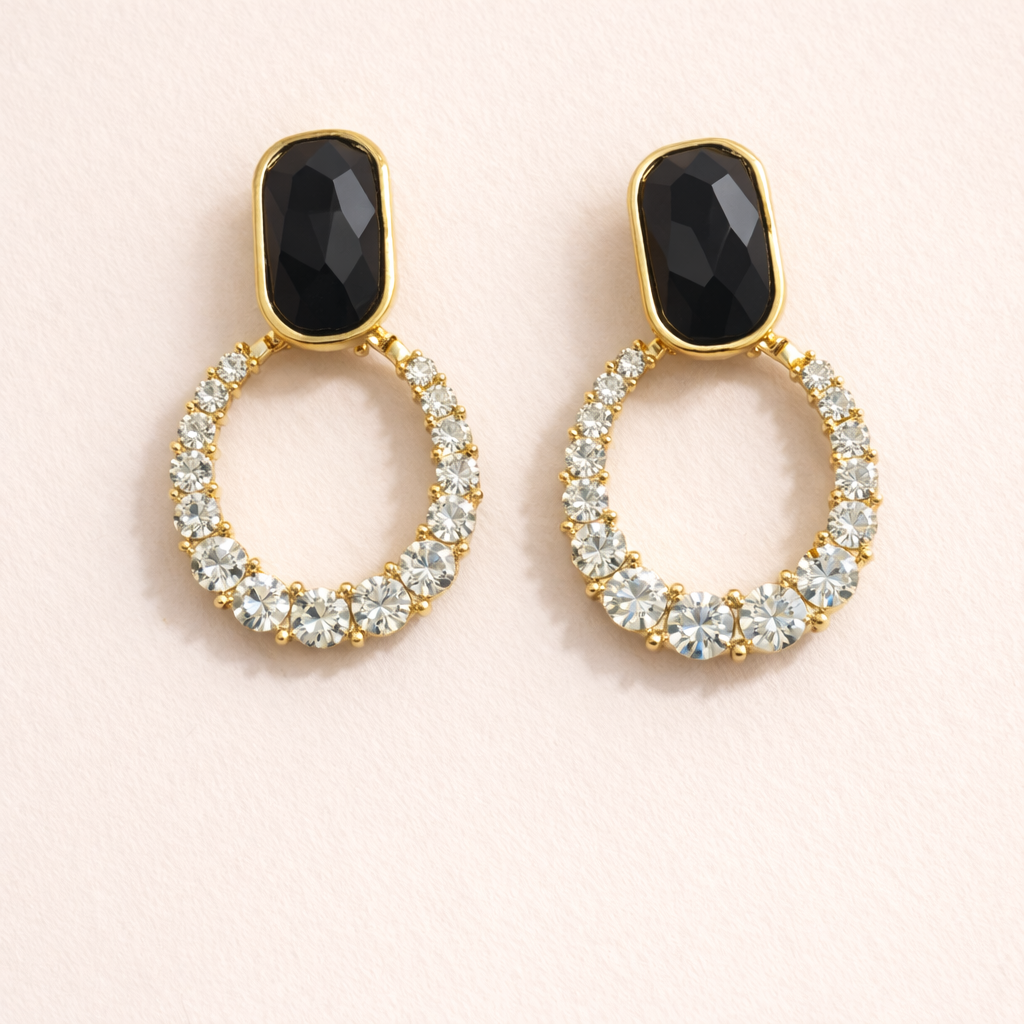 Ziva Scarlet Spark Earring