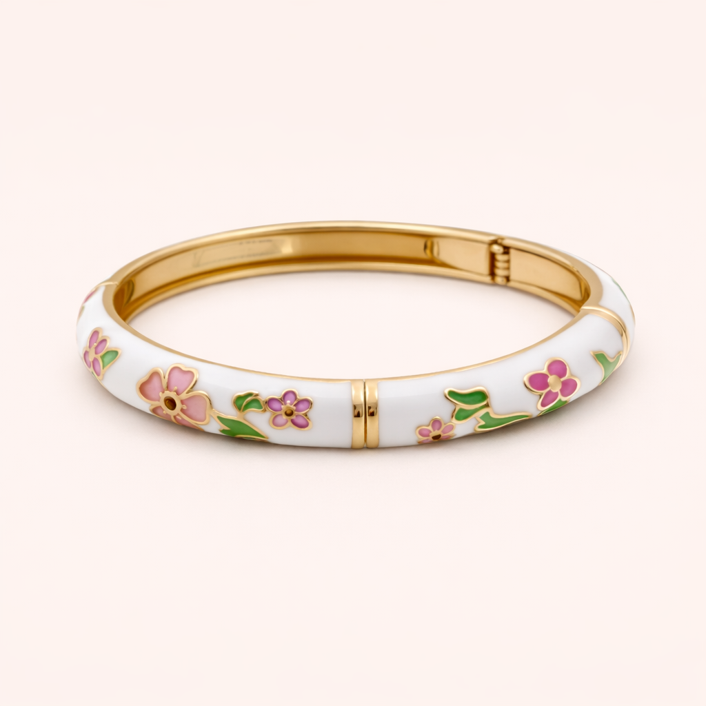 18 Gold Plated Blossom Grace Bracelet