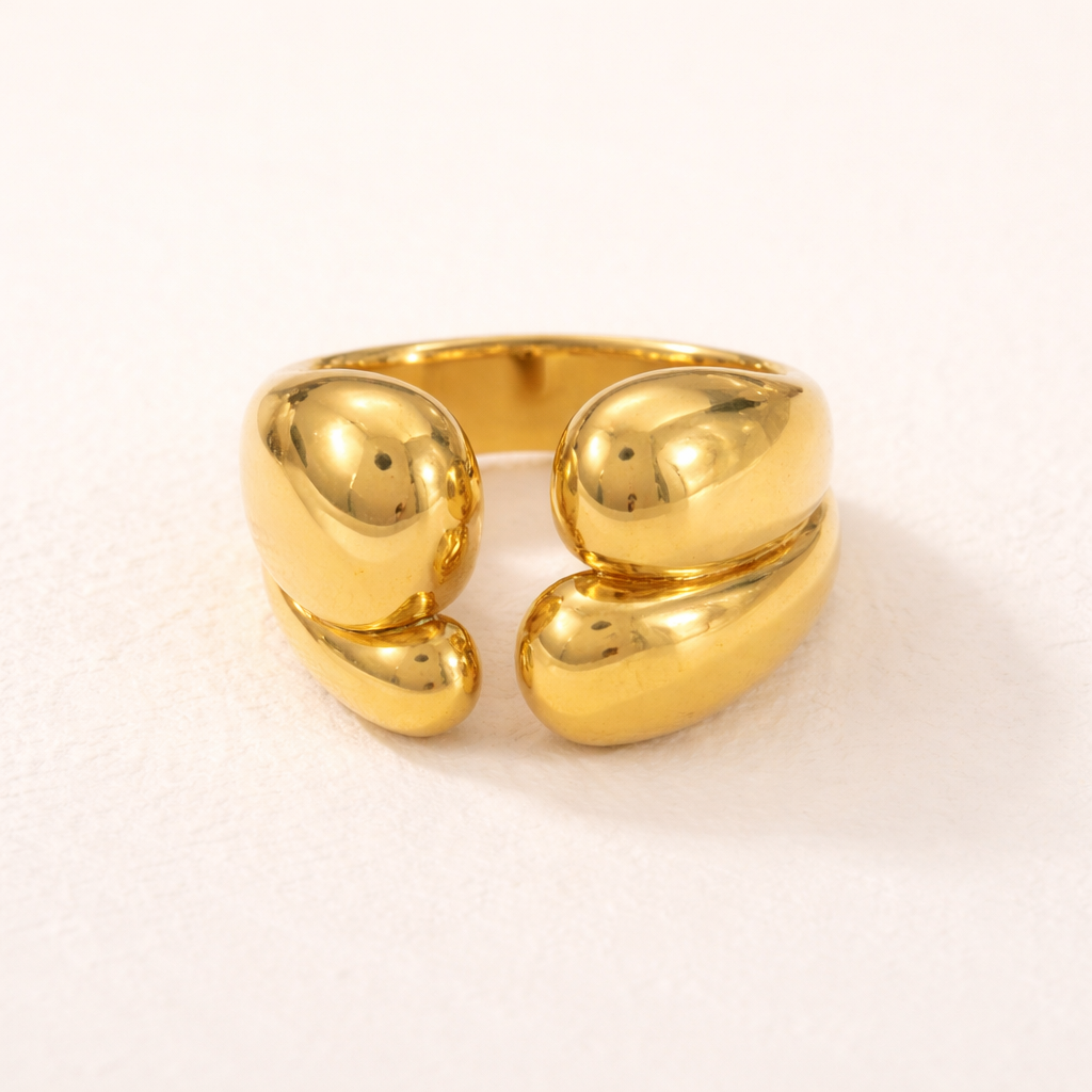 18k Gold Plated Oro Fusion Ring