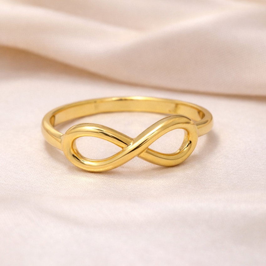 18k Gold Plated Infinite Love Ring