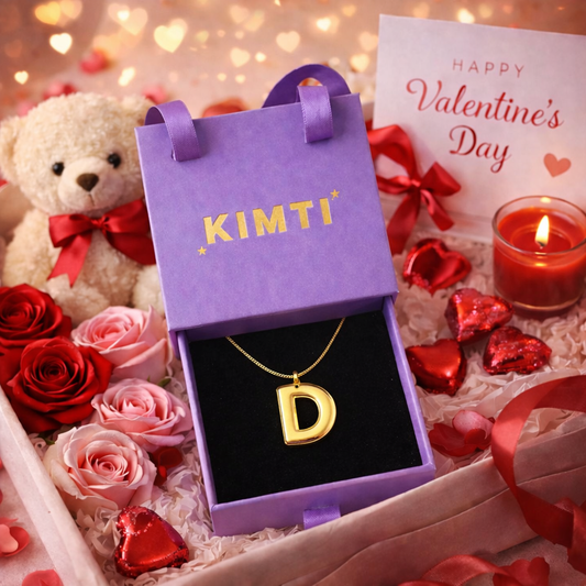 Initials Letter "D" Anti Tarnish Necklace