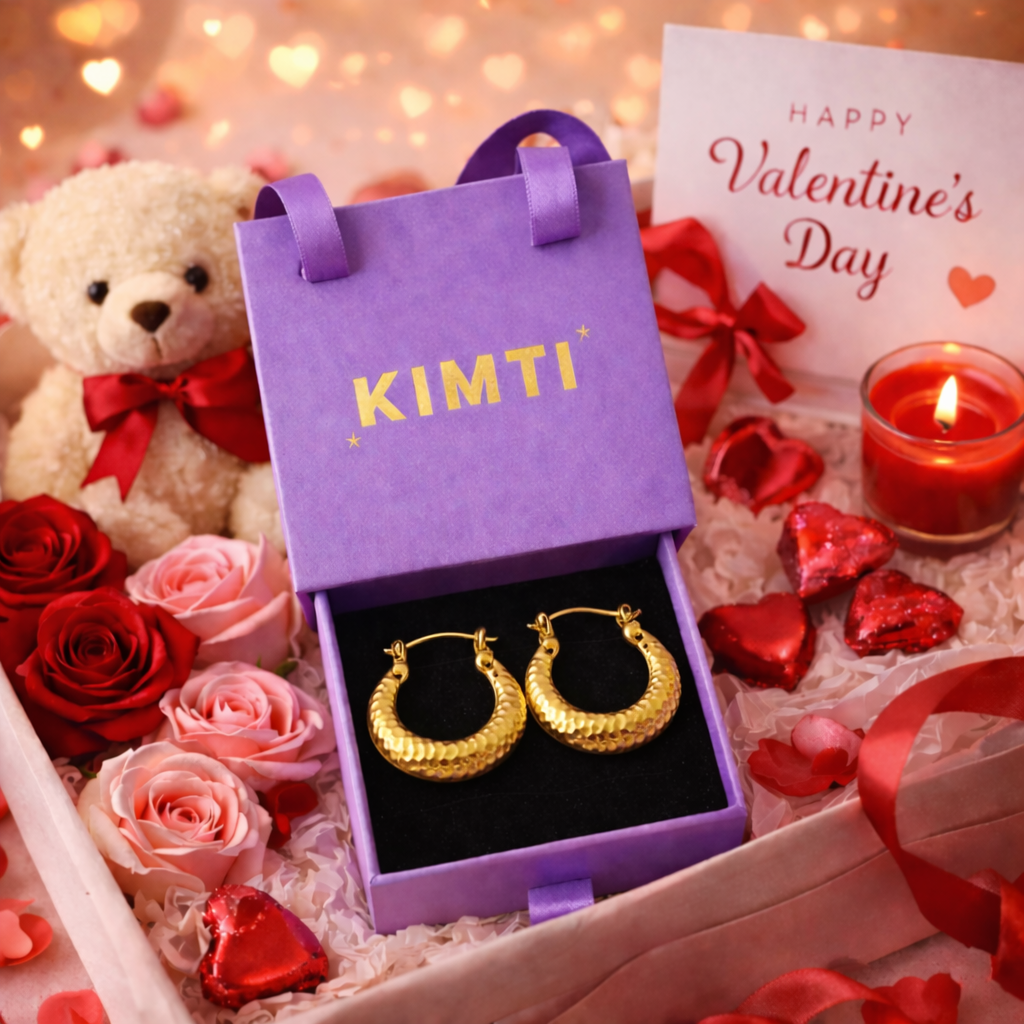 18K Gold Plated Daily Wear Hoops Anti Tarnish Earring