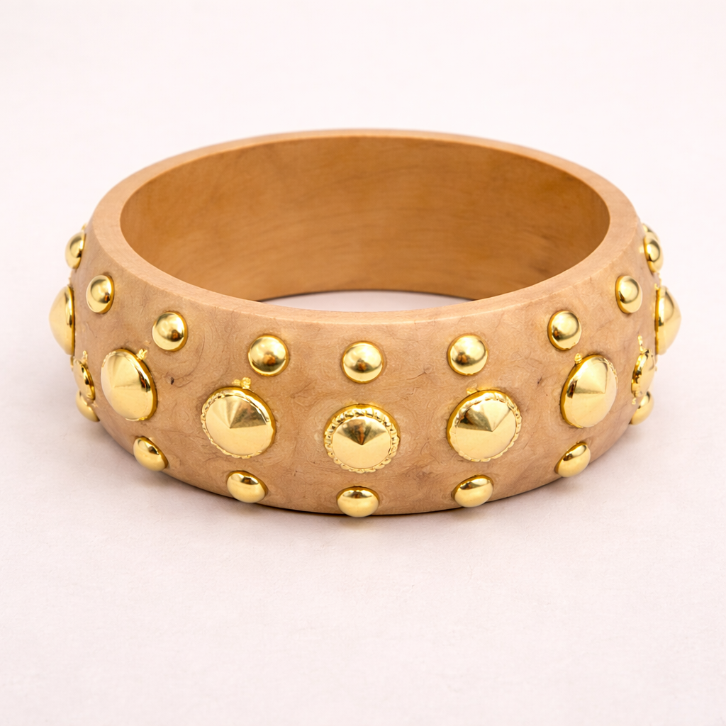 Handcrafted Satin Polish Wood Bangle