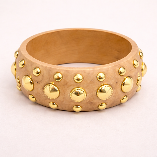 Handcrafted Satin Polish Wood Bangle