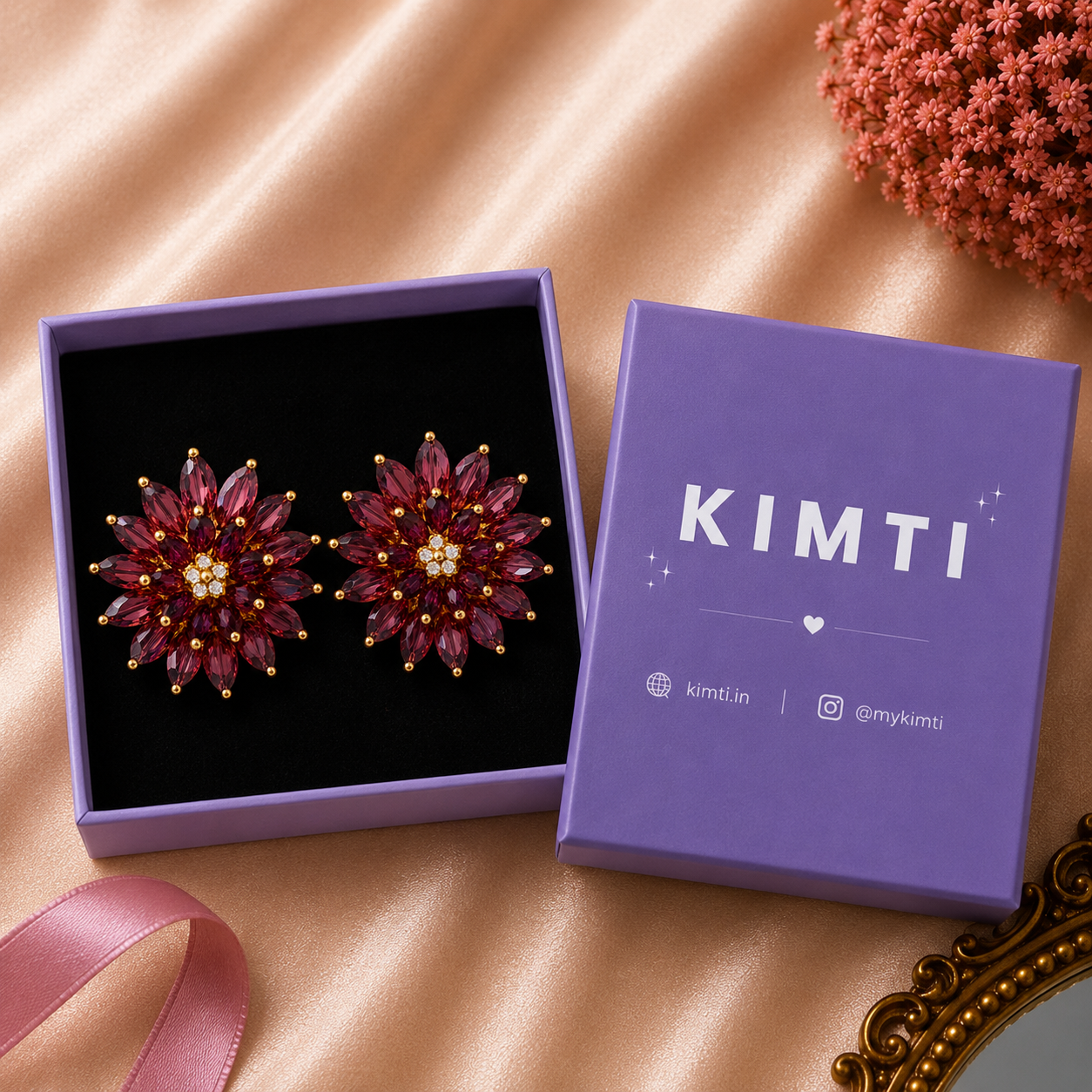 Aurora Blossom Stud Turkesh Earring