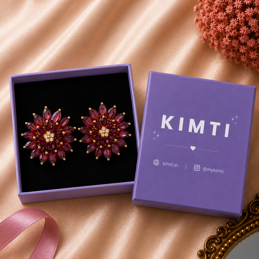 Aurora Blossom Stud Turkesh Earring