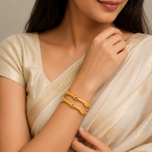 18k Maharani Grace Bangle ( Size2.4, 2.6 ,2.8 )