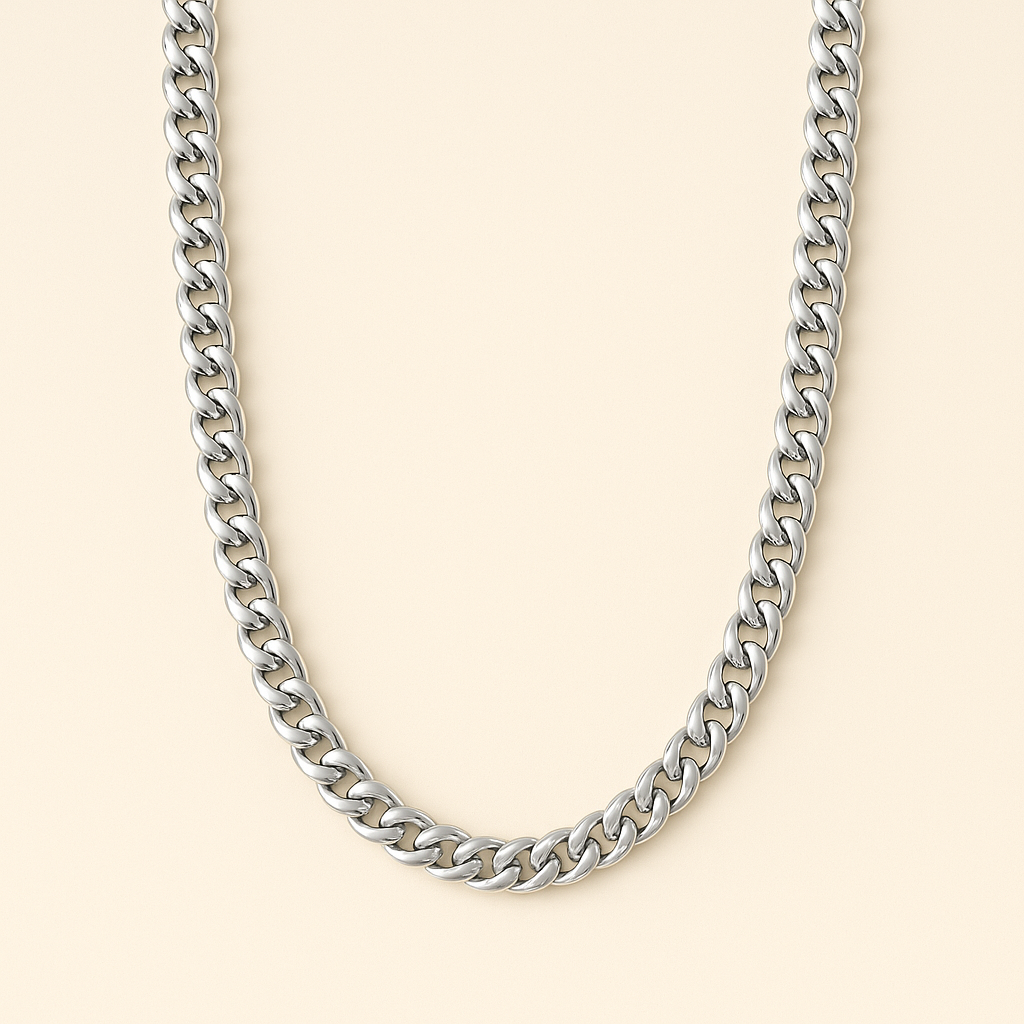 18k Silver-Plated Anti Tarnish Men Chain