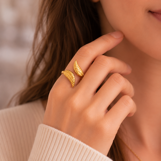 18k Gold Plated Sylvan Grace Ring